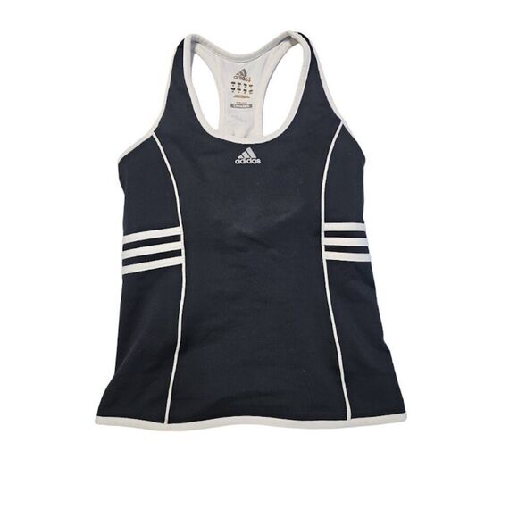 Adidas workout top with shelf bra - Picture 2 of 10